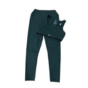 SET Active 2-Piece Formcloud Sports Bra & Hi-Rise Legging Pant – Dark Green